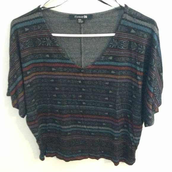 Aztec crop top