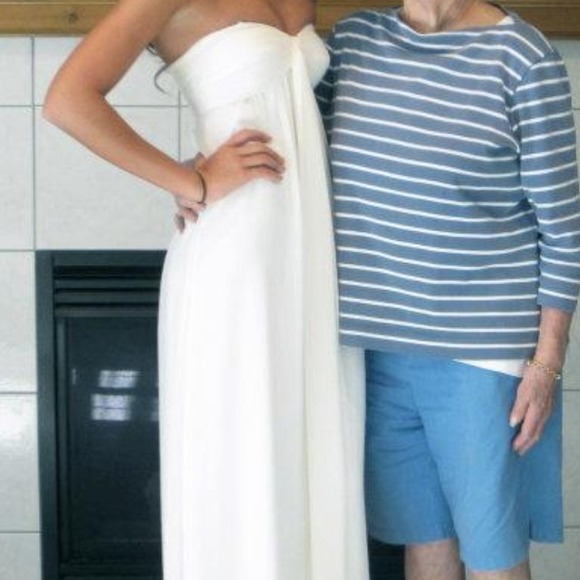 Bcbg white strapless dress - Picture 3 of 3