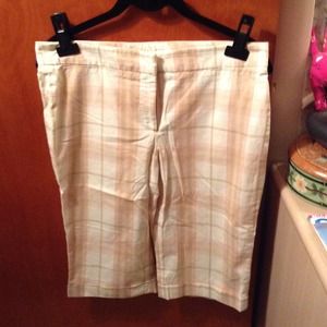 Burberry plaid Bermuda shorts