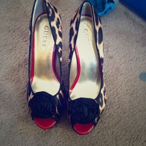 Cute leopard print shoes