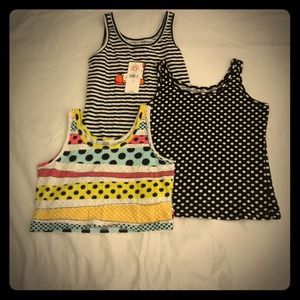 Bundle - 3 Cute Littlemissmatch Tanks