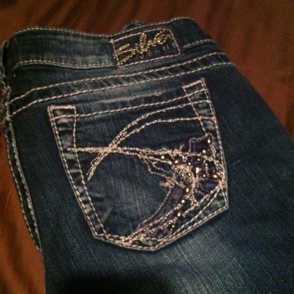 Silver jeans
