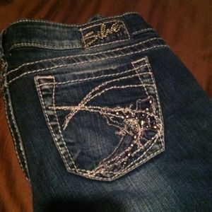Silver jeans