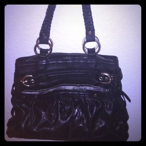 💥Reduced💥 Junior Drake large Black leather bag