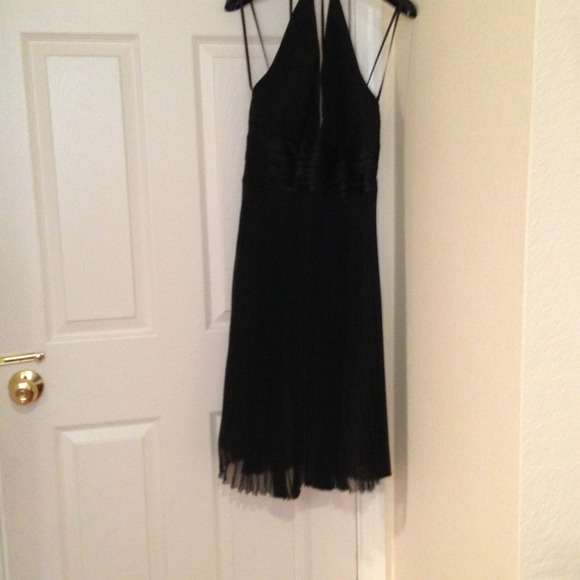 Black soffoul black dress