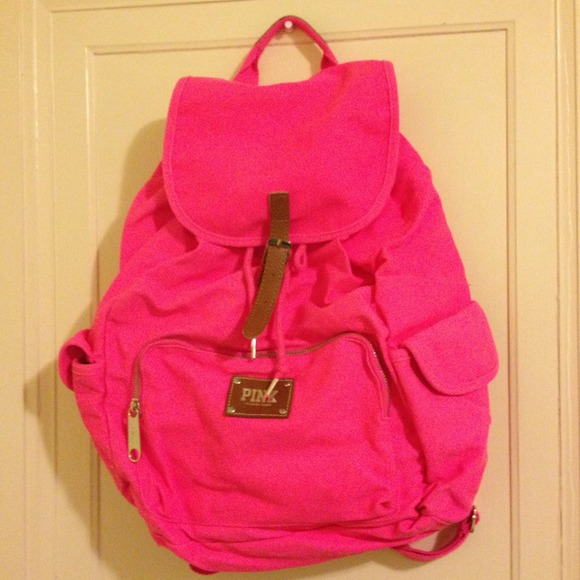 Pink backpack