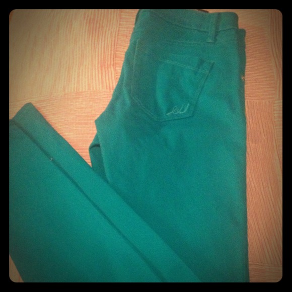 Torquoise EXPRESS jean legging.