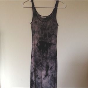 Tie dye maxi dress