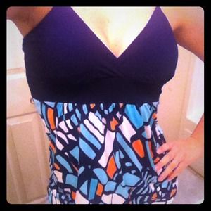 Summery top and Hollister skirt