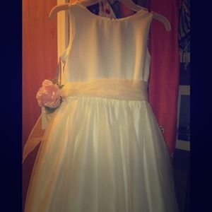 Flower girl dress by Alfred Angelo