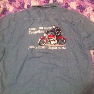 $REDUCED$ Elvis denim shirt