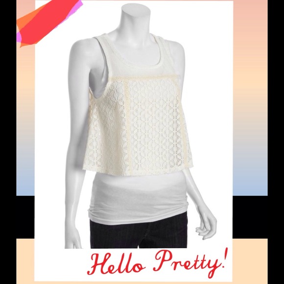 Crochet tank FREE PEOPLE👫