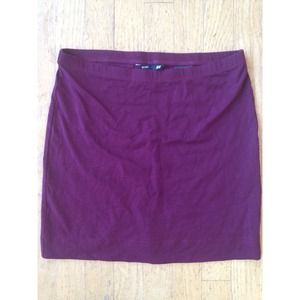 H&M Basic Purple Skirt