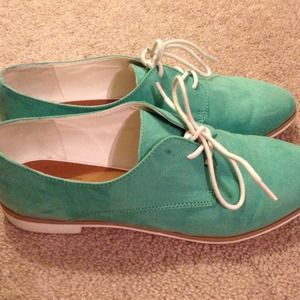 Mint Green Mossimo Oxfords