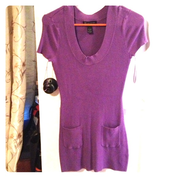 Long purple top !!