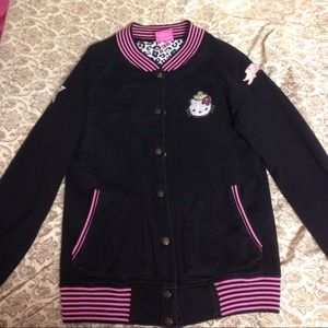 Hello kitty tokidoki varsity jacket