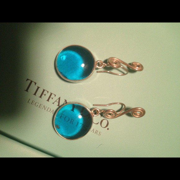 Stunning set sterling silver earrings and pendant - Picture 2 of 2