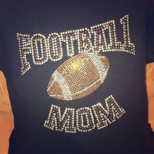 Brand new bling! Football Mom shirt