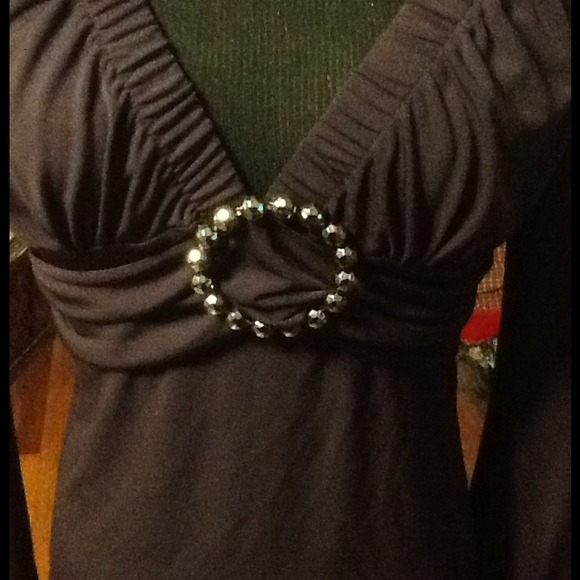 Candies Deep Purple Dressy shirt