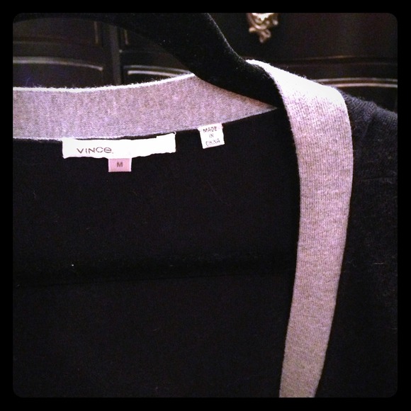 Vince color blocked cardigan