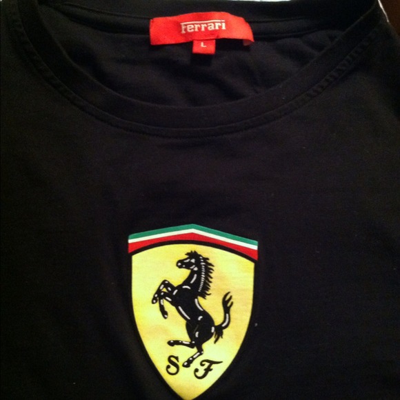 Authentic Men's  Ferrari  Shirt