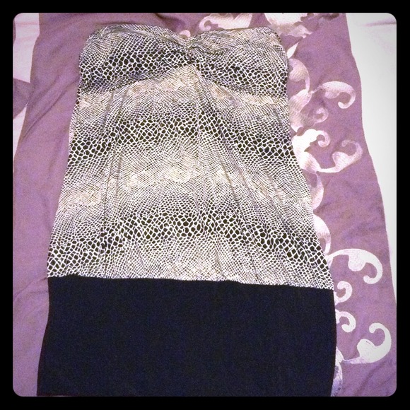 Strapless blouse