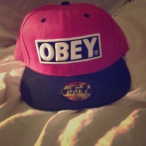 Hot pink Obey SnapBack