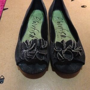 Gray Open Toed Flats! Size 8 From Blowfish