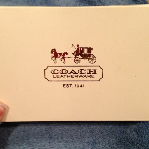 Coach pontytail scarf NWT