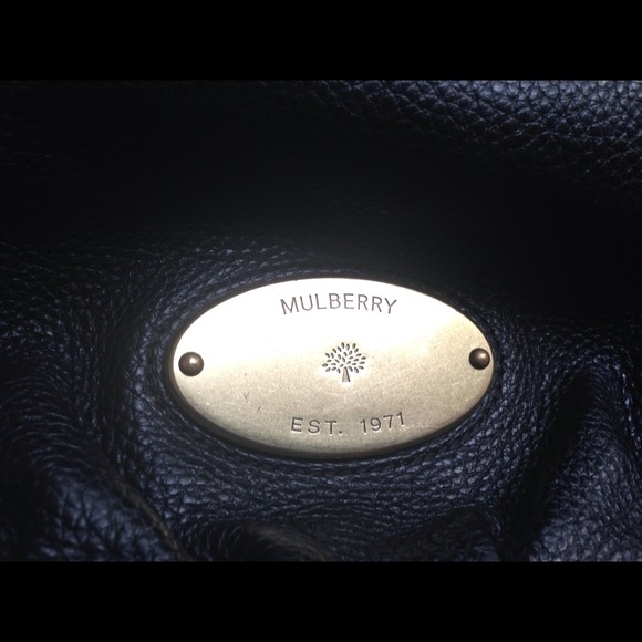 Black Mulberry Tote Bag - Picture 2 of 3