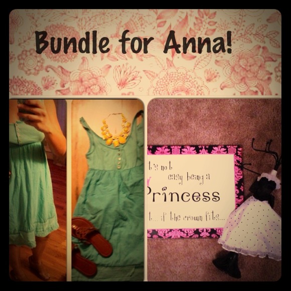 Princess decorations and teal sundress!