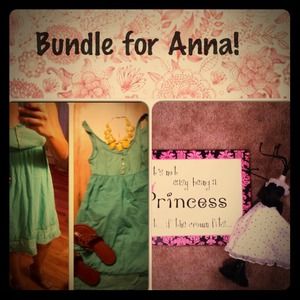 Princess decorations and teal sundress!