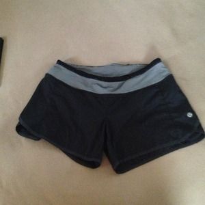 LuluLemon black running shorts