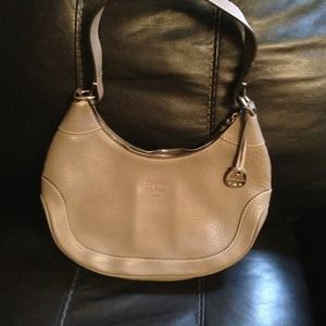 DOONEY and BOURKE grey all leather hobo