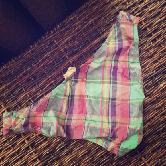 💥SOLD💥American Eagle Plaid Bikini Bottoms Size M