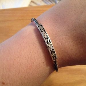 Sterling Silver toggle bracelet