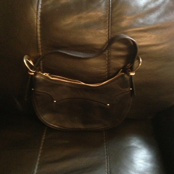 Michael KORS black leather hobo
