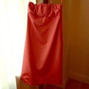 Peach strapless Limited dress