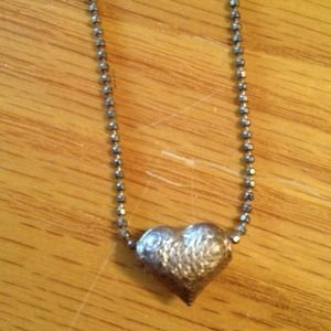 SS heart necklace