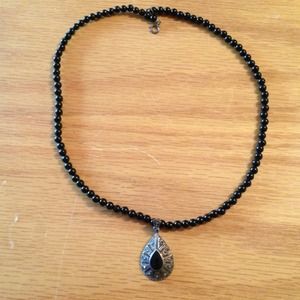 Vintage tear drop necklace