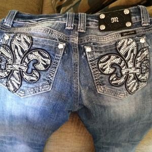 Miss me 27 waist long length nearly new