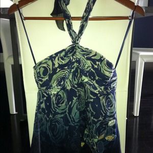 Rececca Taylor Silk Top with Beaded Detailing