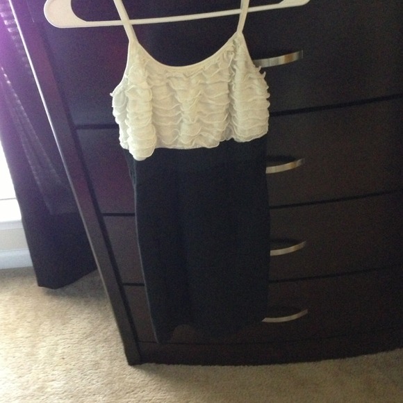 Black and white dress