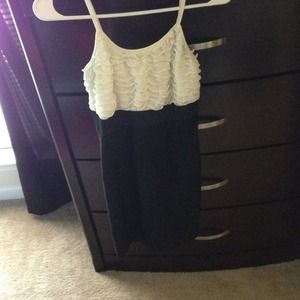 Black and white dress