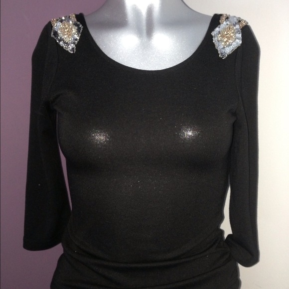 H&M sequins top. Worn once - Picture 1 of 2