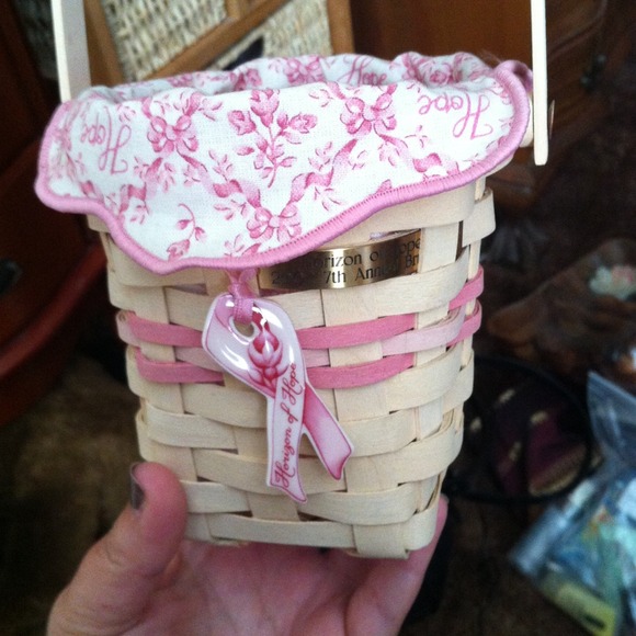 Horizon of hope breast cancer longaberger basket