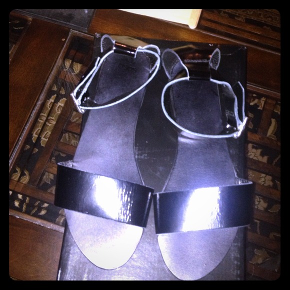 black nice sandals brand new