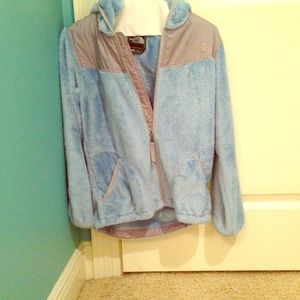 Blue Northface with Hoody child large