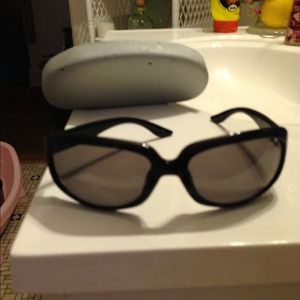 Christian Dior Black Sunglasses with case