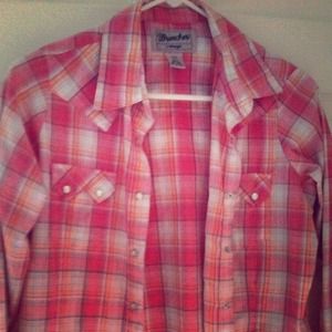❌SOLD❤Ladies Wrangler western Shirt
